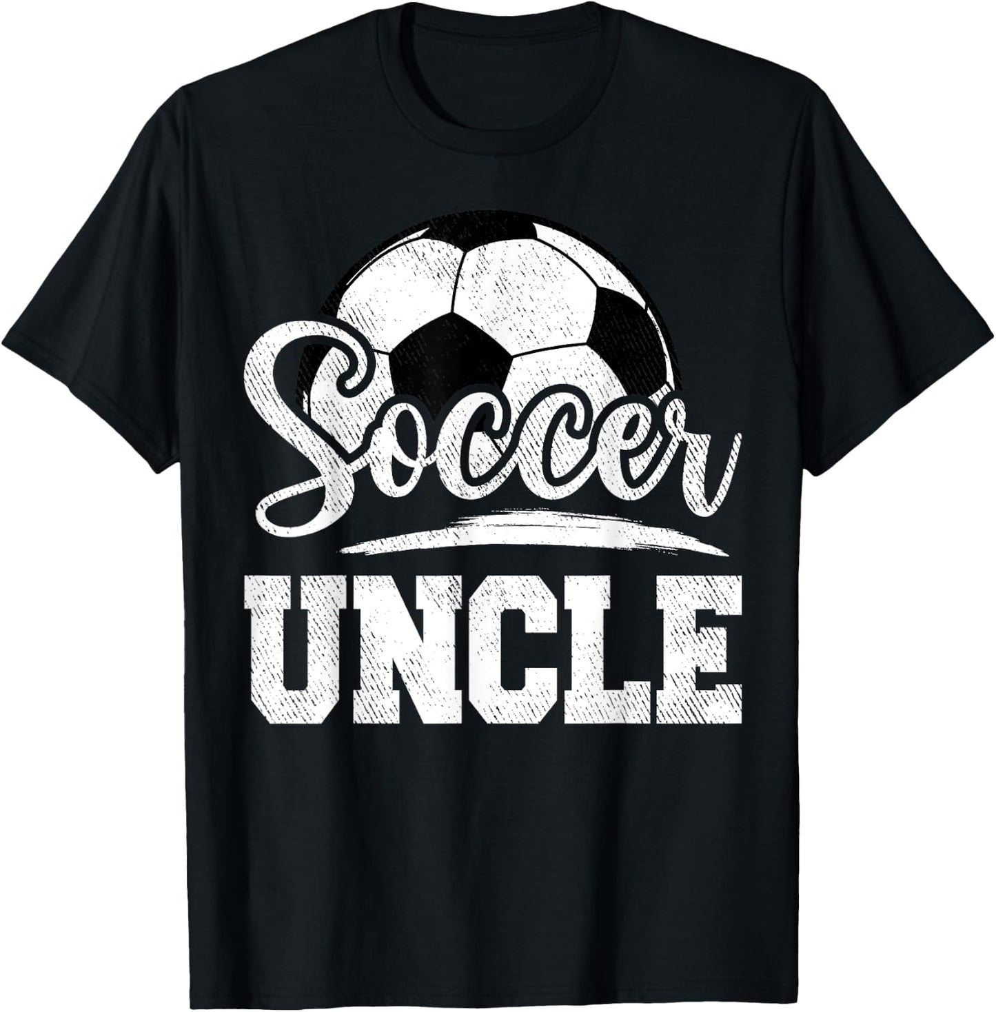 Soccer Uncle Soccer Player Game Day Father's Day T-Shirt - T-Shirt | Black