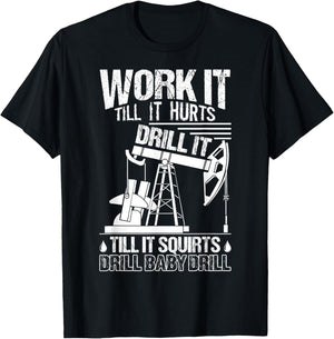 Oilfield Shirt - Funny Oilfield Worker Gift T-Shirt - T-Shirt | Black
