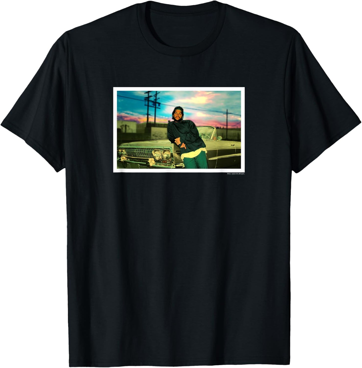Boyz n the Hood Car at Sunset T-Shirt - T-Shirt | Black