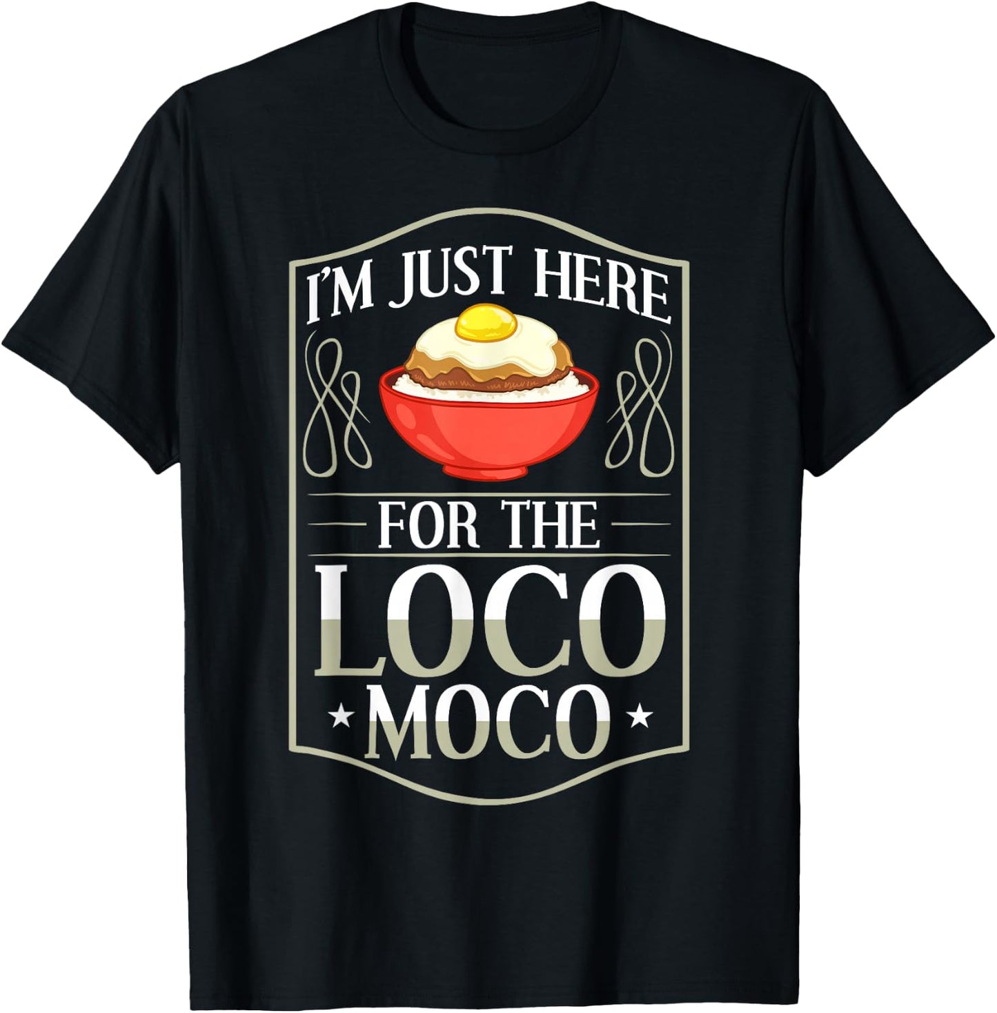 Loco Moco Sauce Recipe Hawaiian Food T-Shirt - T-Shirt | Black