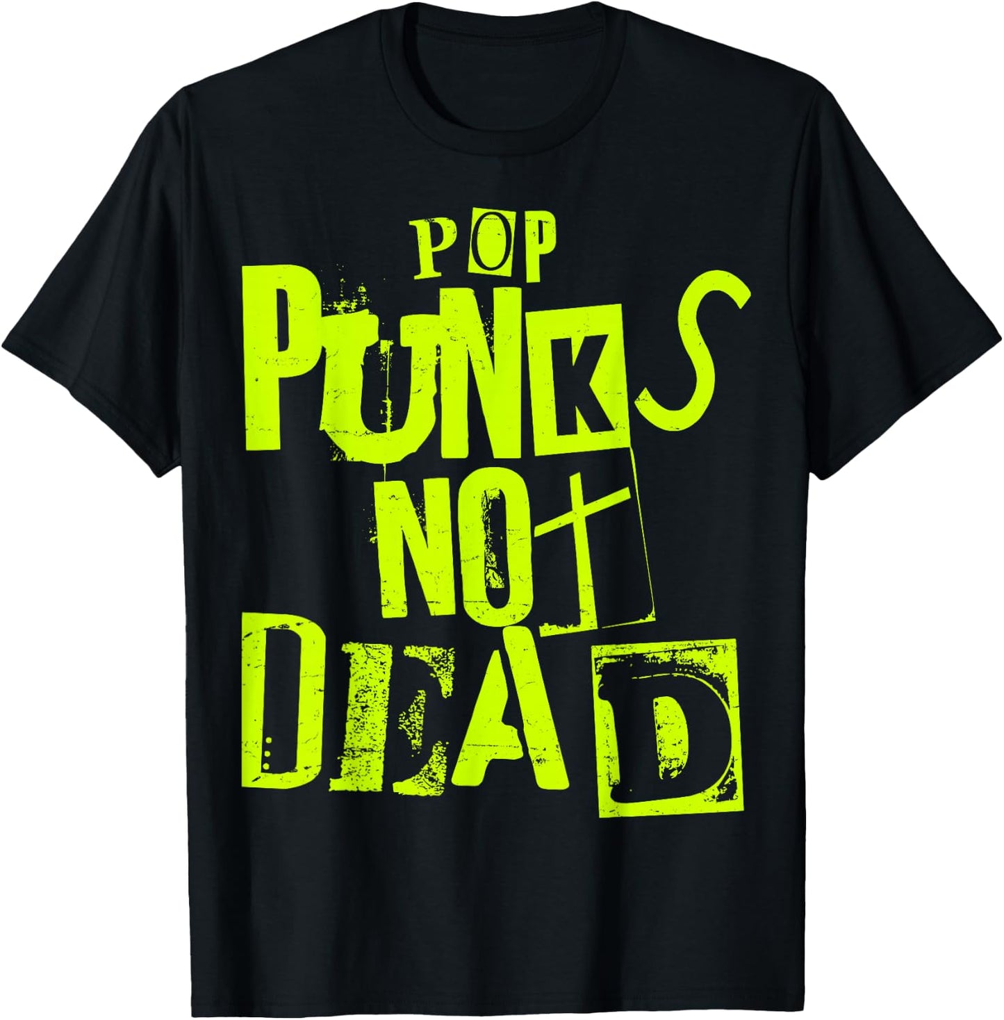 FOKS. /// Punk Rock Music - Punkrock Hard Rock Pop Punks Not Dead Vintage Grunge Pop Punk Is Not Dead -Adults T-Shirt - T-Shirt | Black
