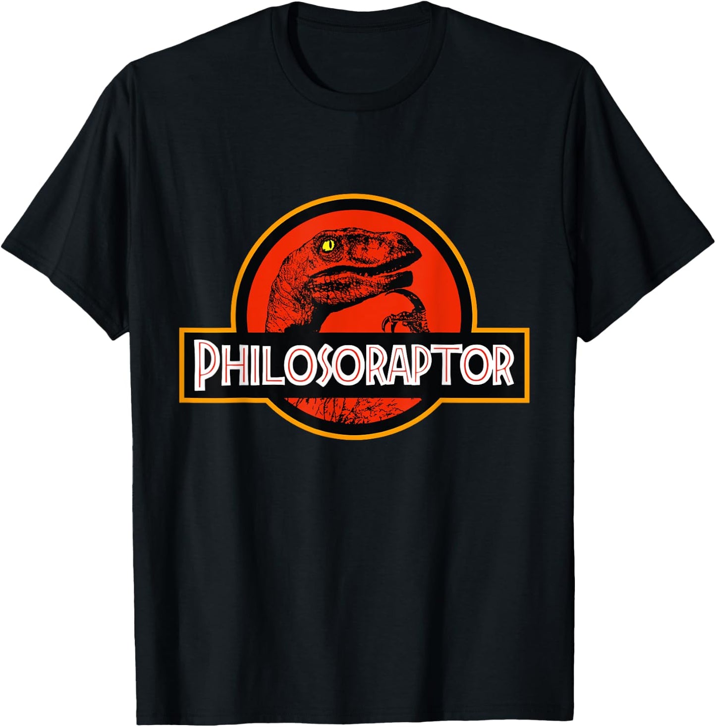 Philosoraptor Meme - Philosophy Dinosaur T-Shirt - T-Shirt | Black