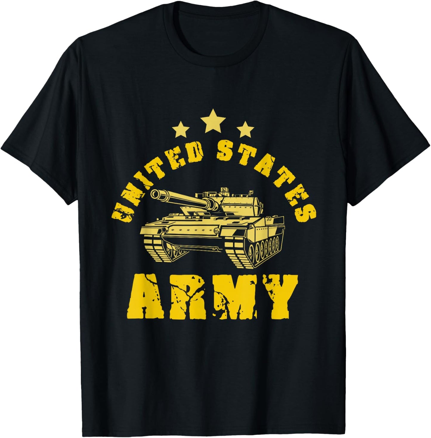 United States Army Battle Tank Battlefield Tank Military T-Shirt - T-Shirt | Black