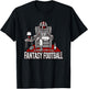 Funny Sundays for Fantasy Football Party Fans T-Shirt - T-Shirt | Black