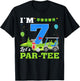 I'm 7 Let's Par- Birthday Golf 7th Party Sport Kids T-Shirt - T-Shirt | Black