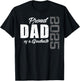 Dad Senior 2025 Proud Dad Of A Class Of 2025 Graduate Gifts T-Shirt - T-Shirt | Black