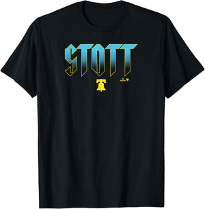 Bryson Stott: Philadelphia City Edition Text T-Shirt - T-Shirt | Black