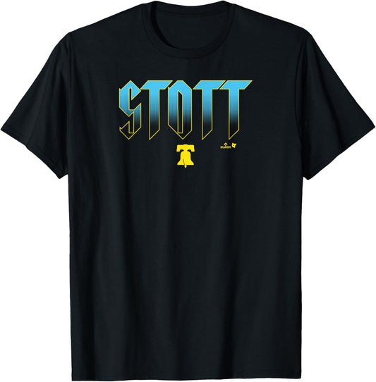 Bryson Stott: Philadelphia City Edition Text T-Shirt - T-Shirt | Black