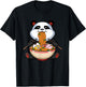 Awesome Otaku Japanime Lover Outfit Men Women Kids Funny Cute Kawaii Panda Ramen Noodles Japanese Anime Gift T-Shirt - T-Shirt | Black