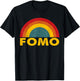FOMO Vintage Rainbow T-Shirt - T-Shirt | Black