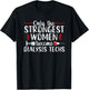 Dialysis Technician Tech Nephrology Funny Women T-Shirt - T-Shirt | Black