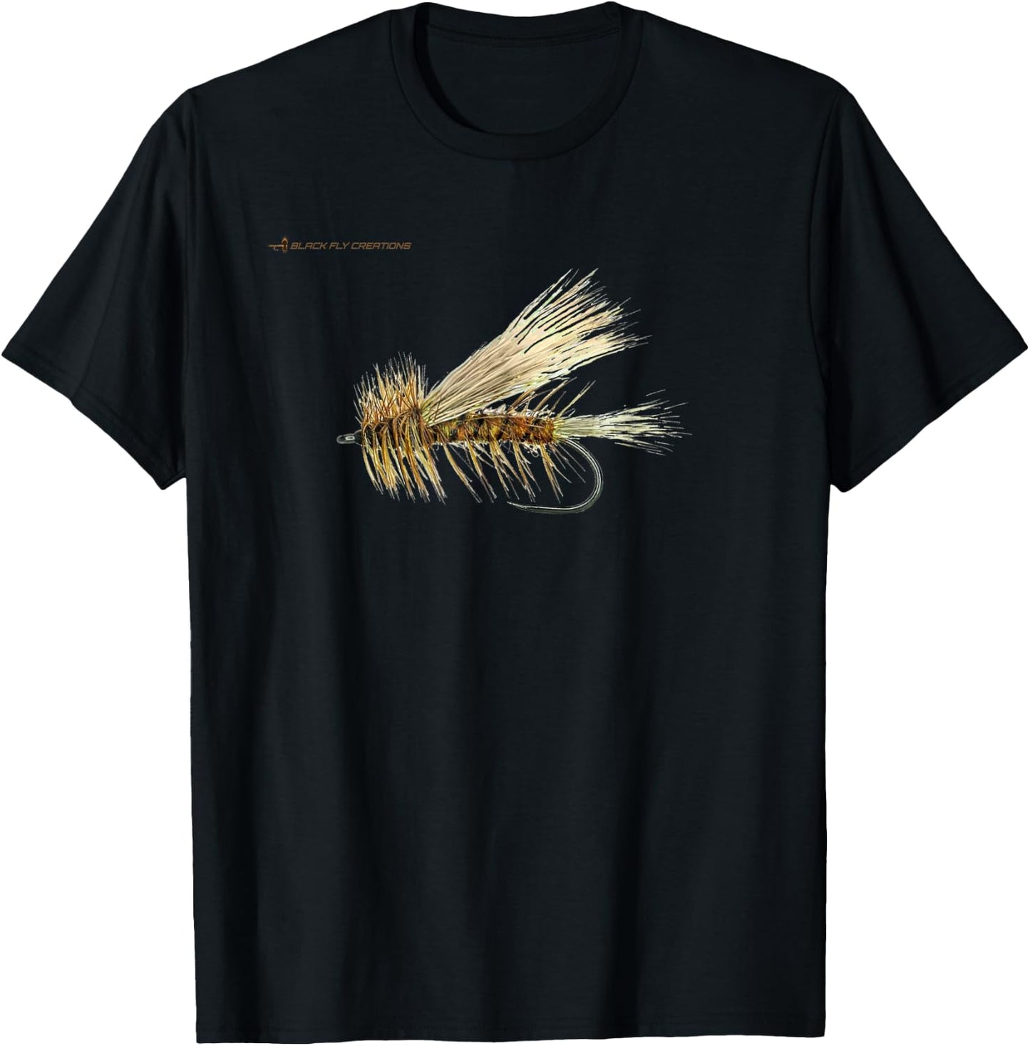 Dry Fly Stimulator Fly Fishing Shirts by Black Fly T-Shirt - T-Shirt | Black
