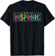 Celebrate Hispanic Latino Heritage Month Men Women T-Shirt - T-Shirt | Black