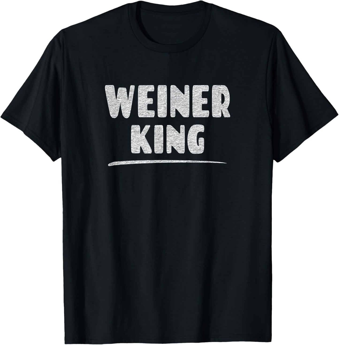 Weiner King - Funny Hot Dog Lover Joke T-Shirt - T-Shirt | Black