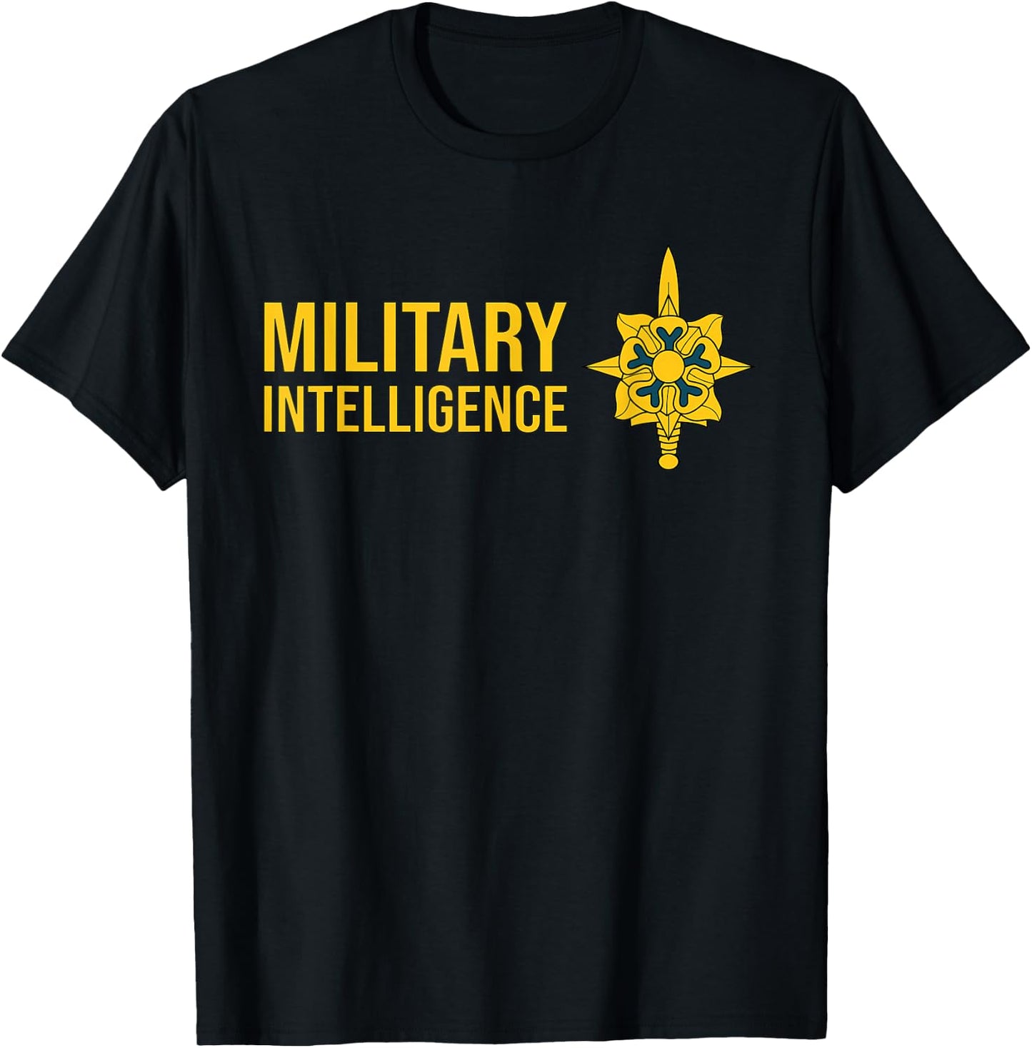 Army Military Intellence Corps US USA T-Shirt - T-Shirt | Black