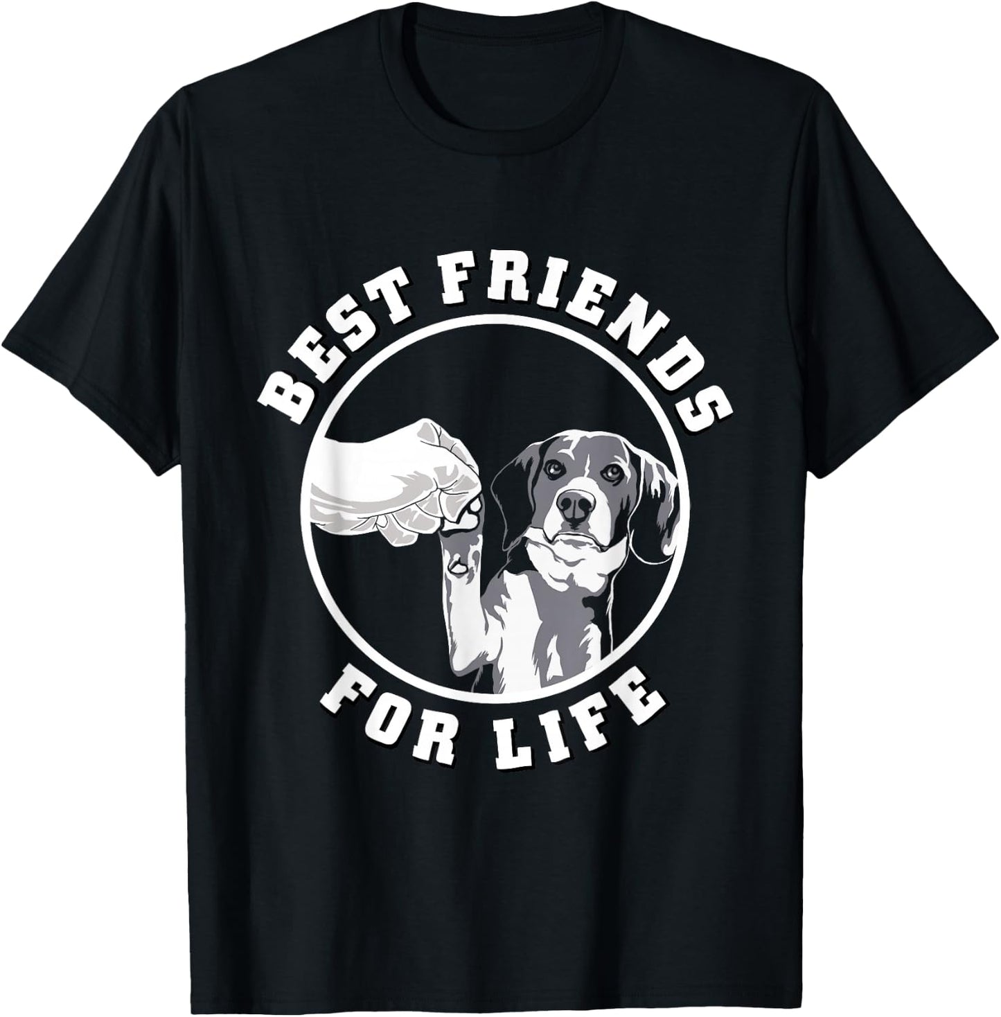 Beagle Shirt Best Friend Pet Dog Beagle Lover Beagle Mom Dad T-Shirt - T-Shirt | Black
