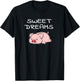 Pig Sweet Dreams Pajama for Bedtime T-Shirt - T-Shirt | Black