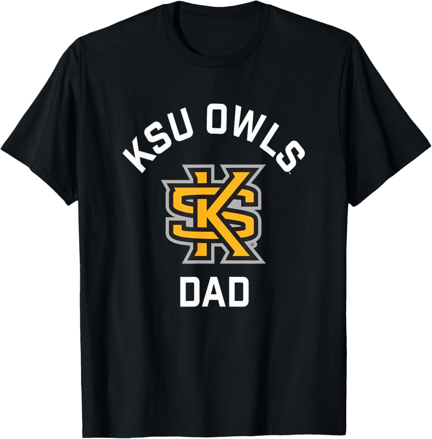 Kennesaw State University Owls Arched Dad T-Shirt - T-Shirt | Black