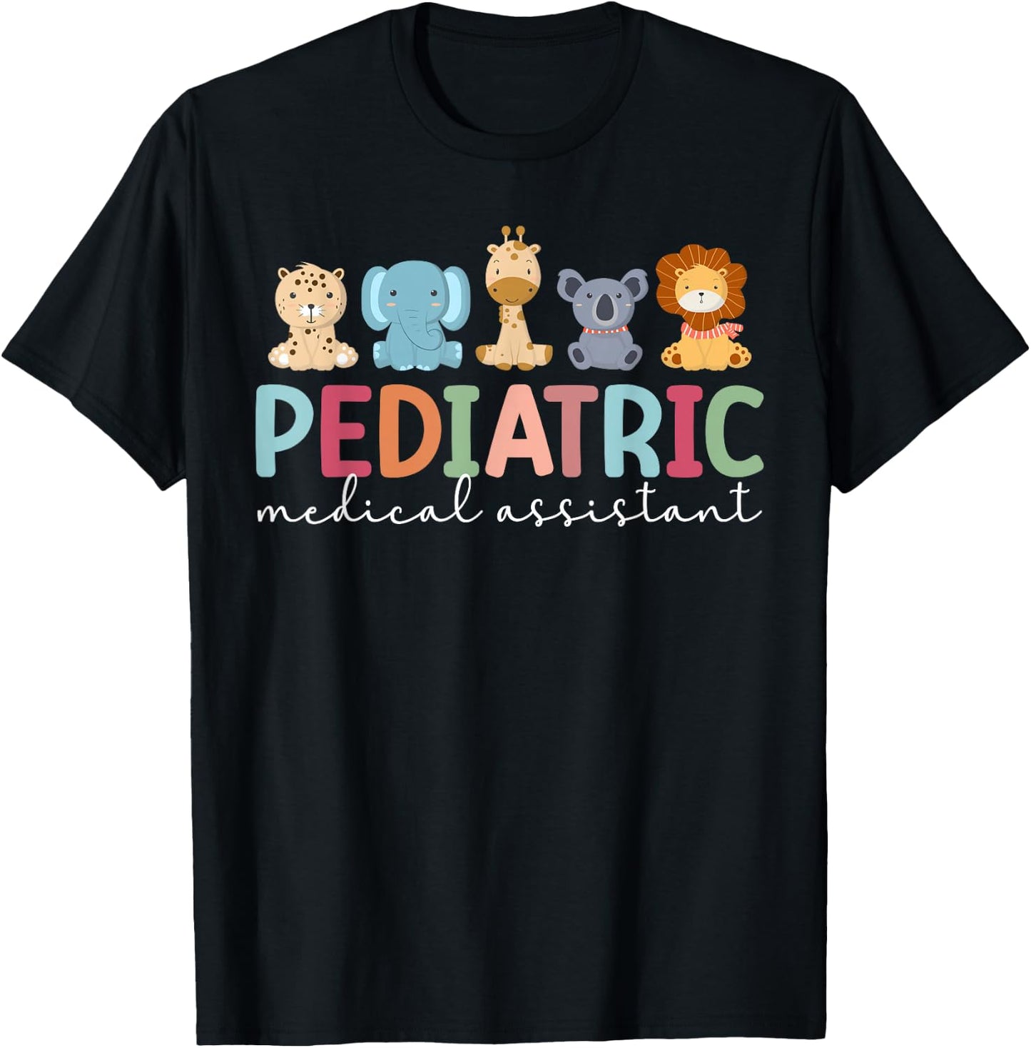 Pediatric Medical Assistant Boho Peds Medical Assistant T-Shirt - T-Shirt | Black