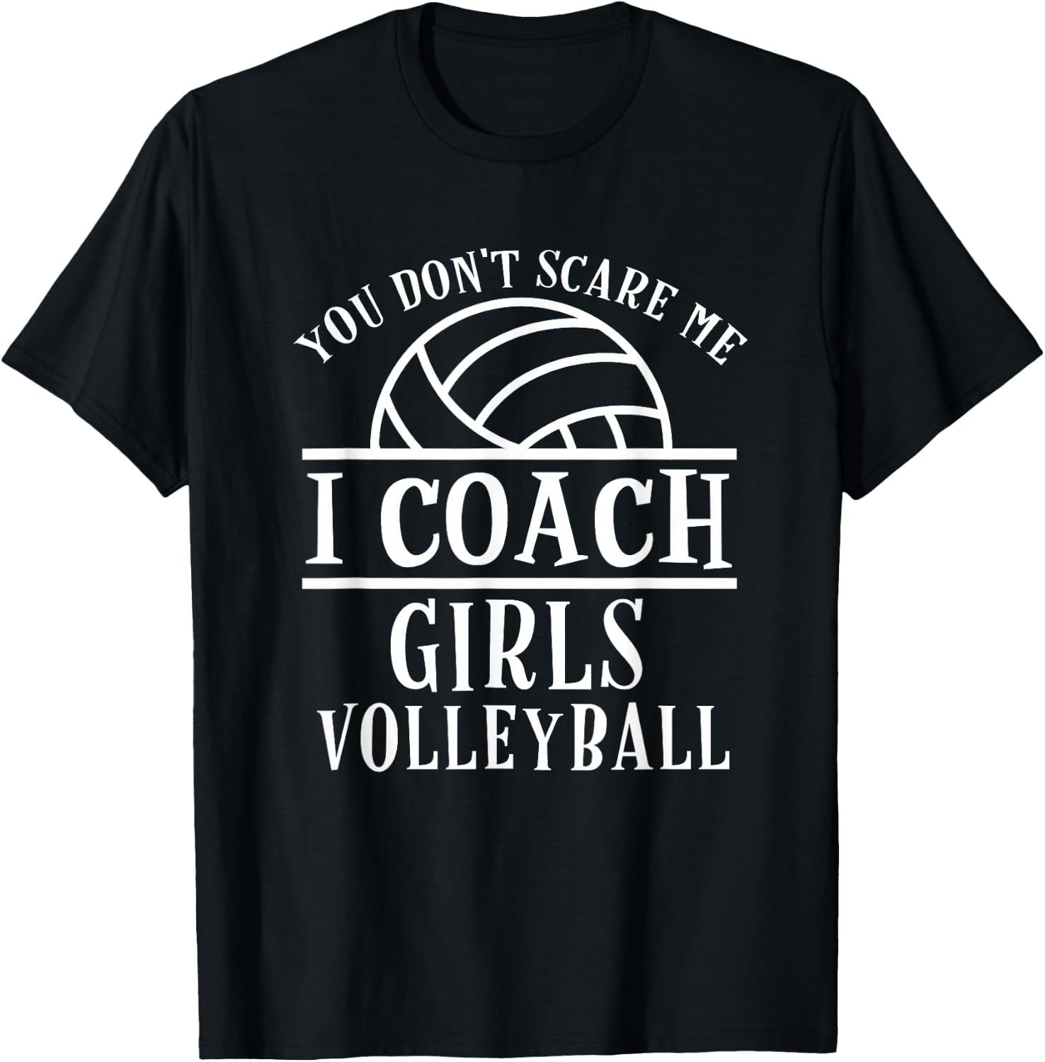 Funny Volleyball Coach T-Shirt - T-Shirt | Black