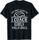 Funny Volleyball Coach T-Shirt - T-Shirt | Black