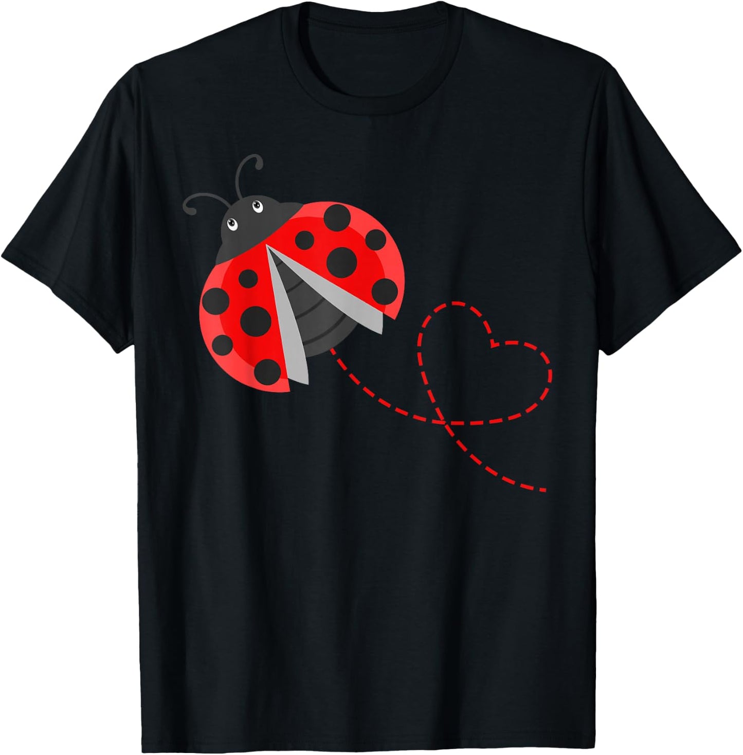 Ladybeetle Ladybugs Nature Lover Insect Fans Entomophile T-Shirt - T-Shirt | Black