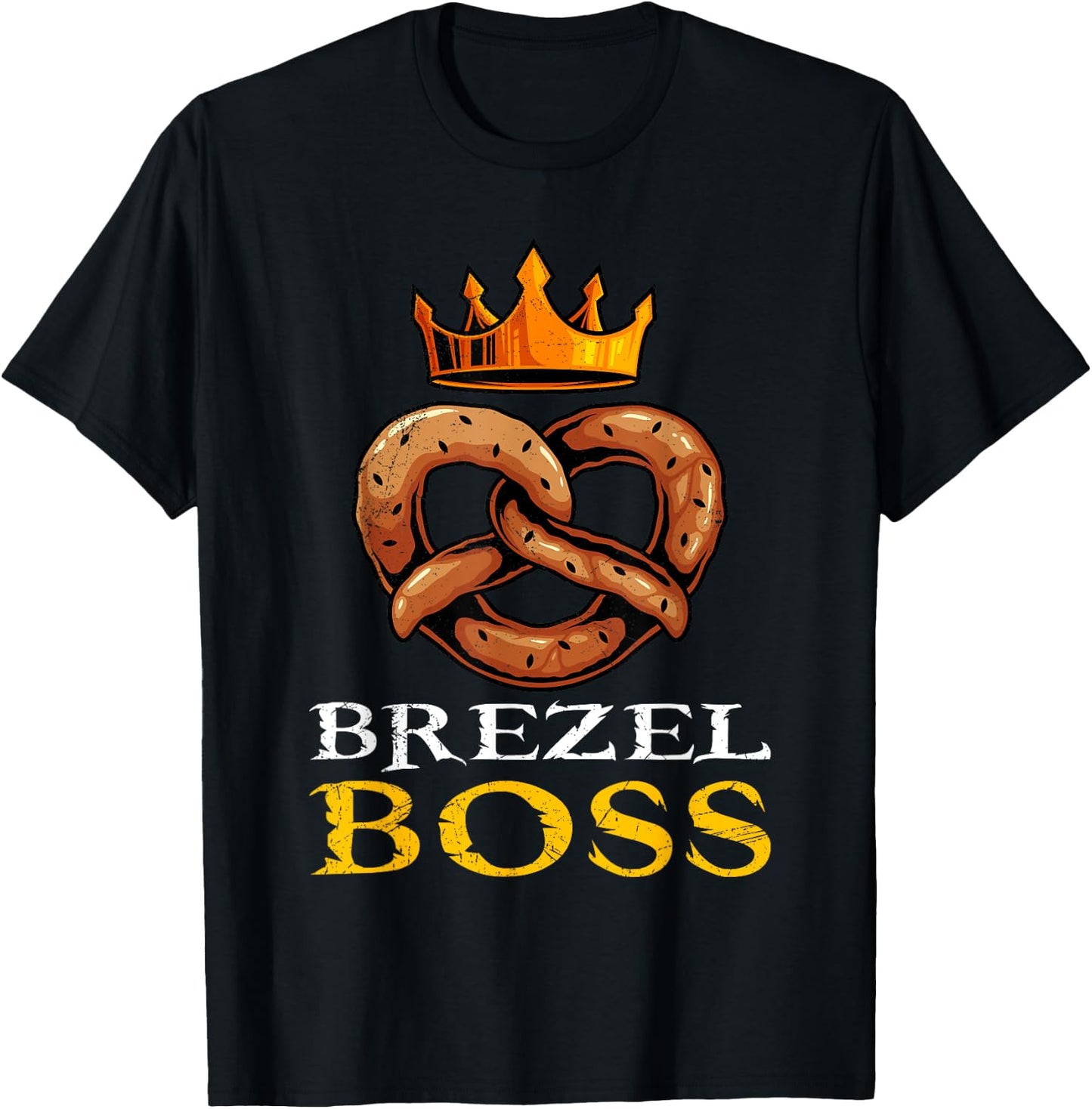 Pretzel Boss Pretzel King German Pretzel T-Shirt - T-Shirt | Black
