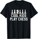 Cool Kids Play Chess T-Shirt - T-Shirt | Black