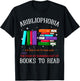 Abibliophobia Bibliophilia Abibliophobia Bibliophilia Anxiety T-Shirt - T-Shirt | Black