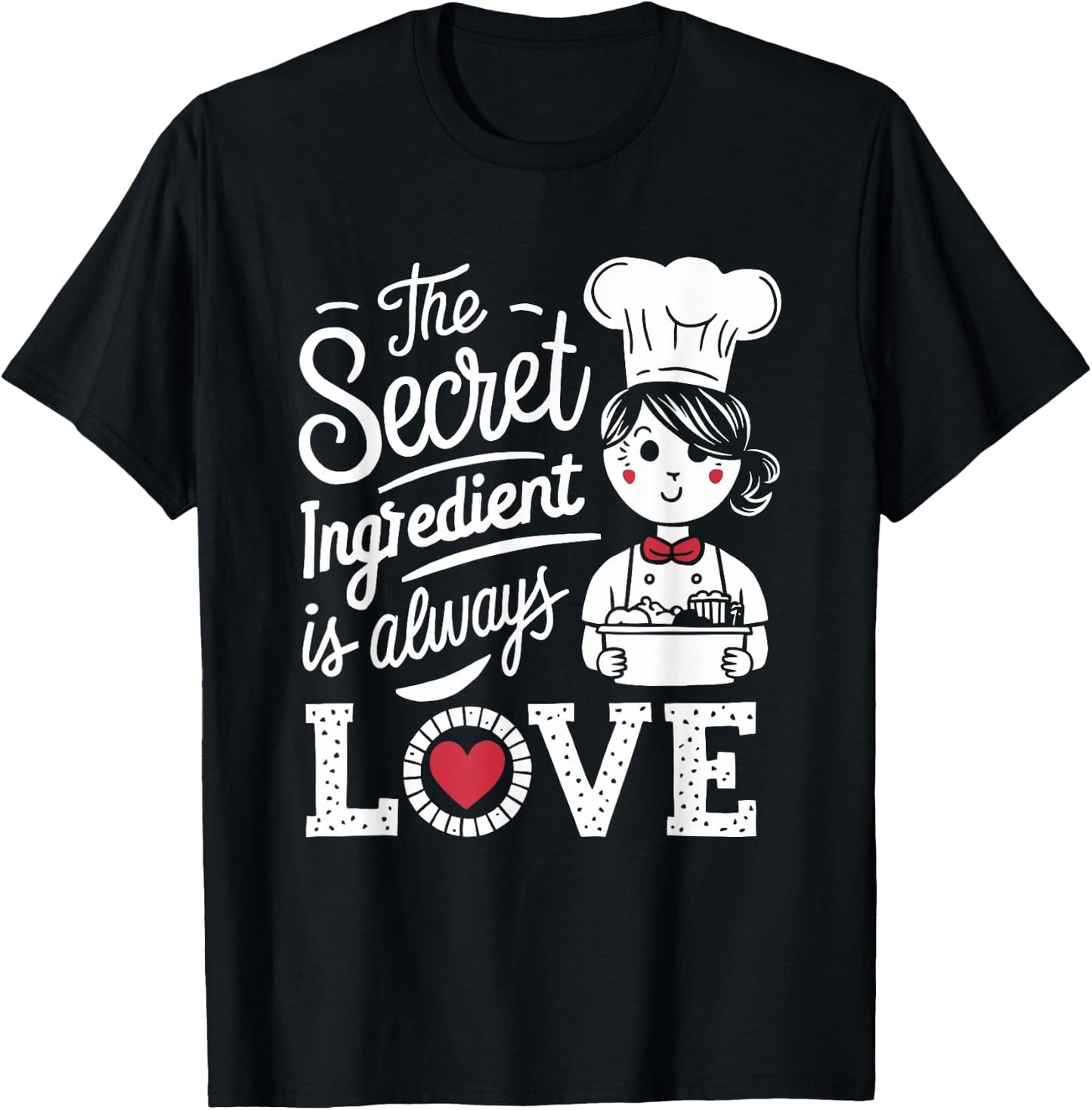 School Lunch Lady School Worker Cafeteria Lady Chef Cook T-Shirt - T-Shirt | Black