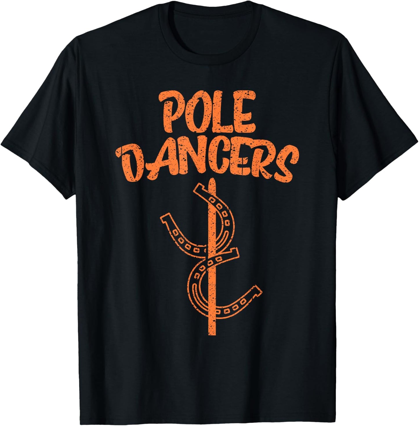 Funny Horseshoe Pitching Game Gift | Cute Throwers Men Women T-Shirt - T-Shirt | Black