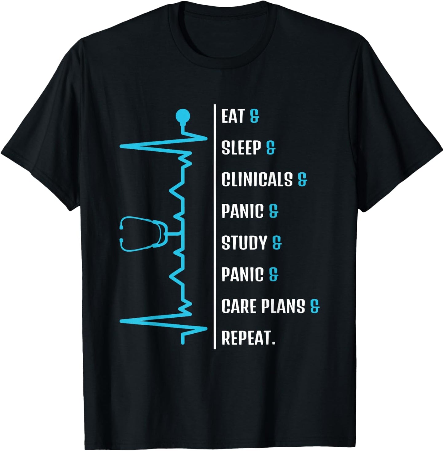 Funny Nursing Student Nurse Gift T-Shirt - T-Shirt | Black