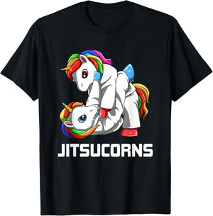 BJJ Unicorn - Brazilian Jiu-Jitsu and Grappling Gift T-Shirt - T-Shirt | Black