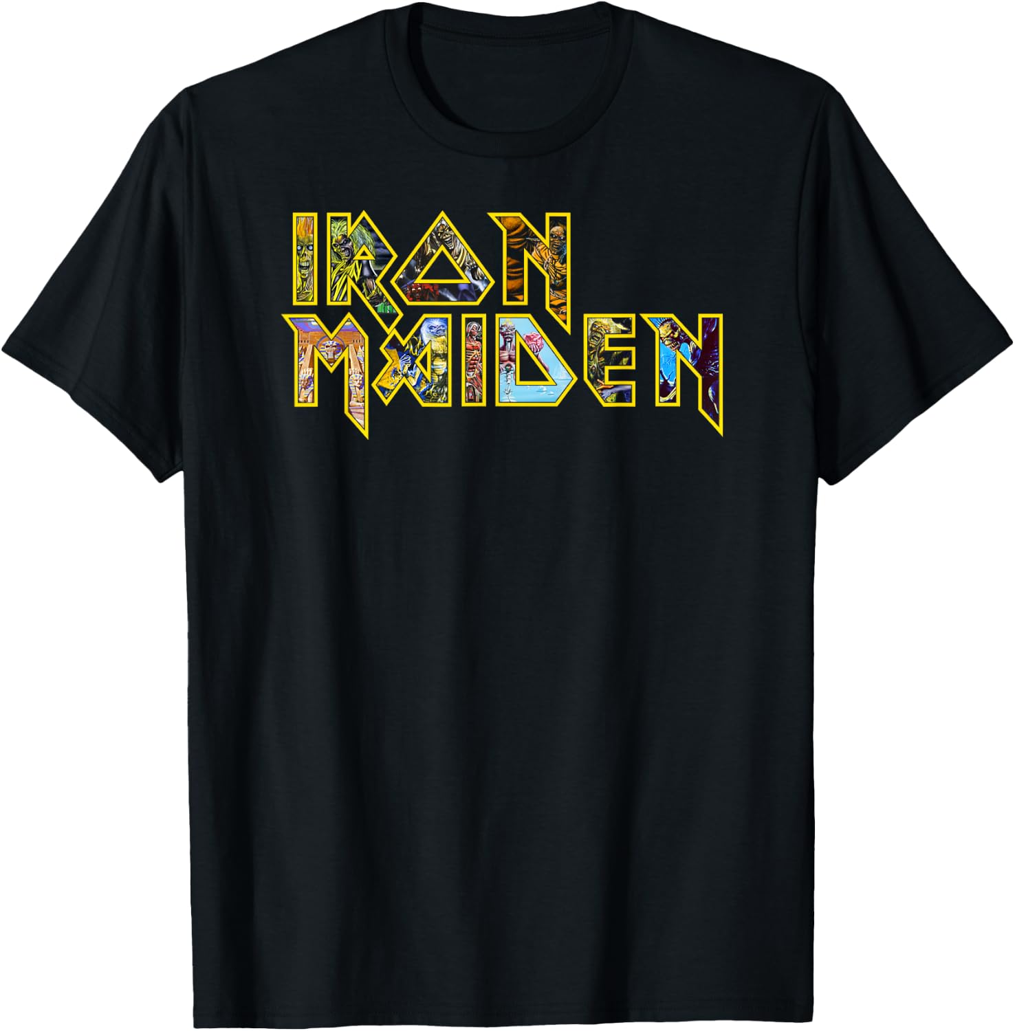 Iron Maiden - Eddie Logo T-Shirt - T-Shirt | Black