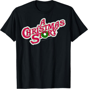 A Christmas Story Classic Logo T-Shirt - T-Shirt | Black