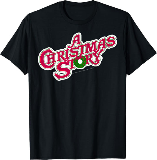 A Christmas Story Classic Logo T-Shirt - T-Shirt | Black