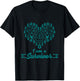 Cancer Survivor Gift Cervical Cancer Awareness T-Shirt - T-Shirt | Black