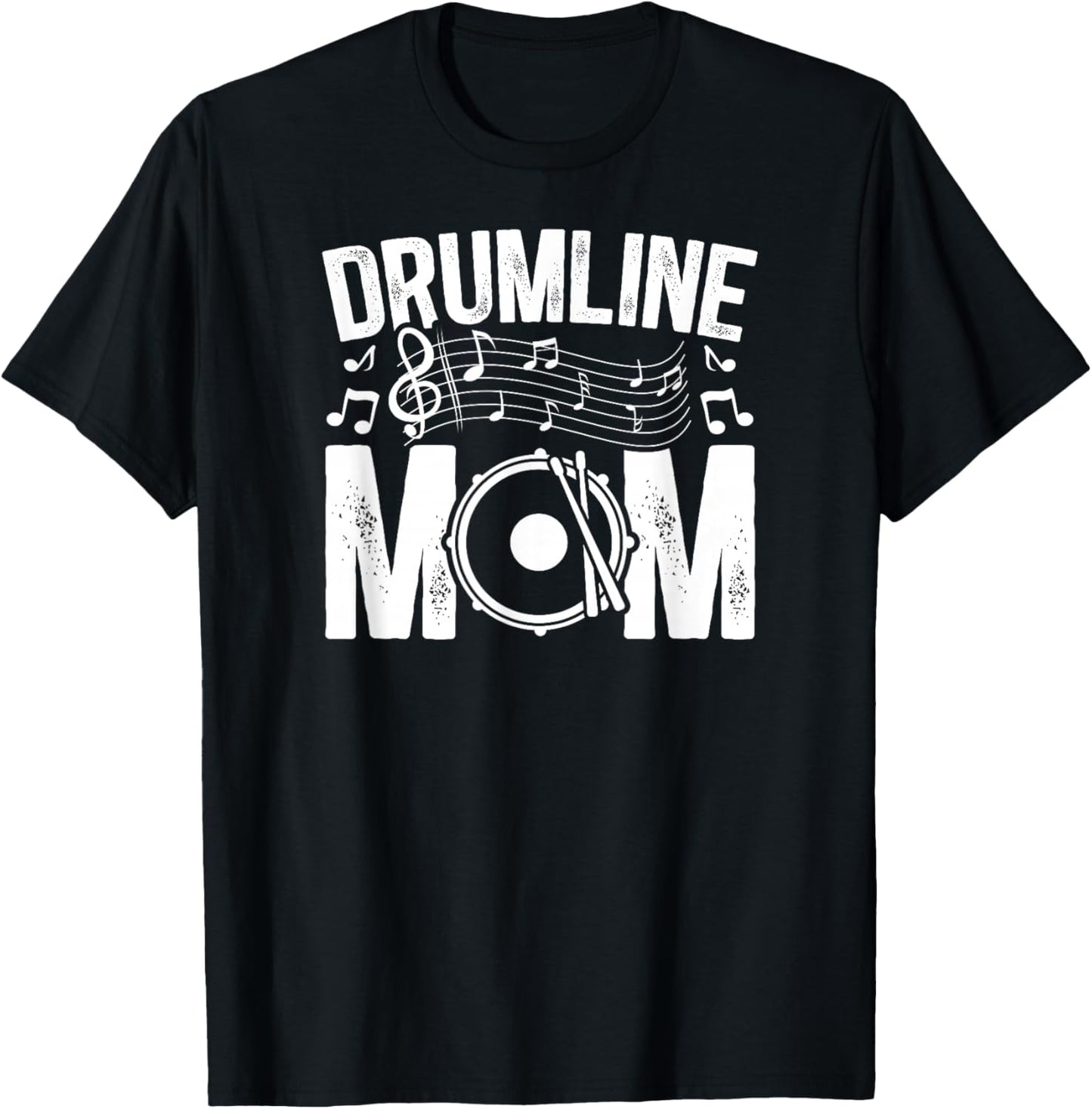 Drumline Mom Drumline Mother Drumline Mama T-Shirt - T-Shirt | Black
