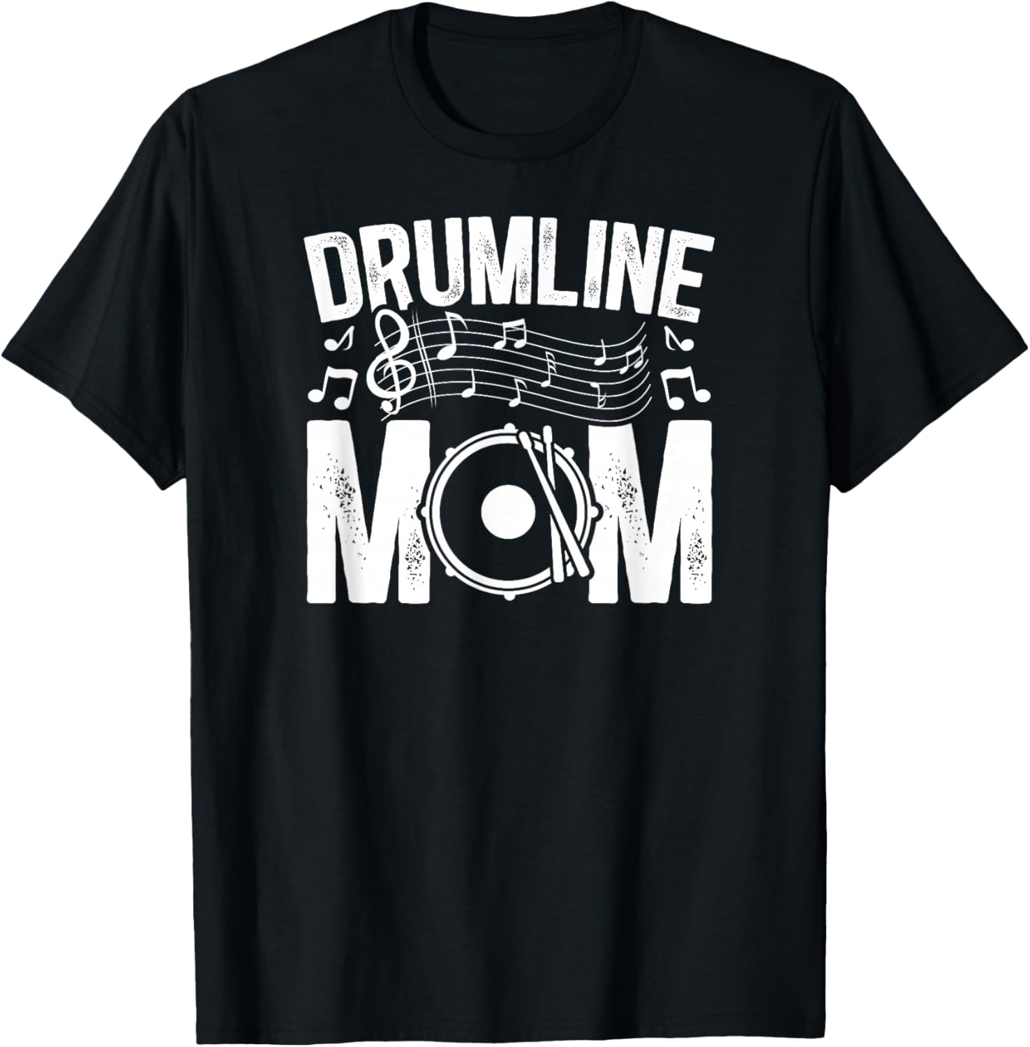 Drumline Mom Drumline Mother Drumline Mama T-Shirt - T-Shirt | Black
