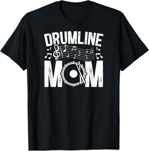 Drumline Mom Drumline Mother Drumline Mama T-Shirt - T-Shirt | Black