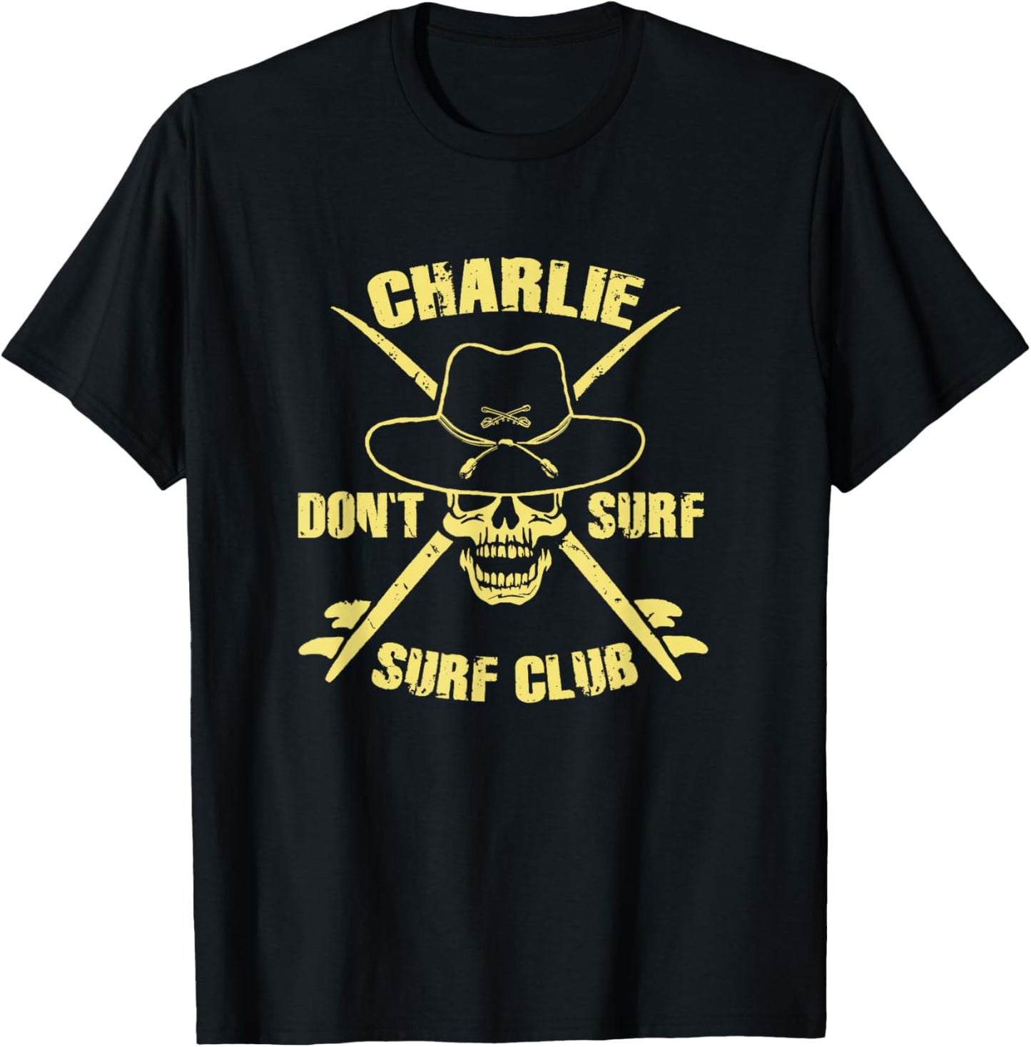 Charlie Don't Surf T-Shirt - T-Shirt | Black