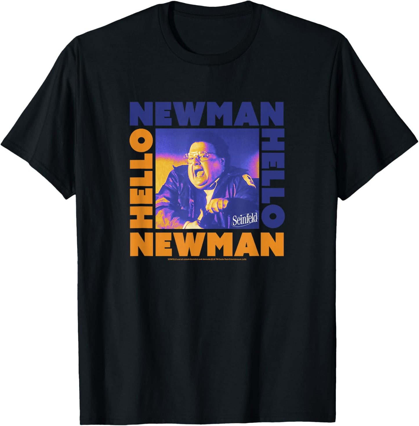 Seinfeld Newman Hello Newman Box Up T-Shirt - T-Shirt | Black