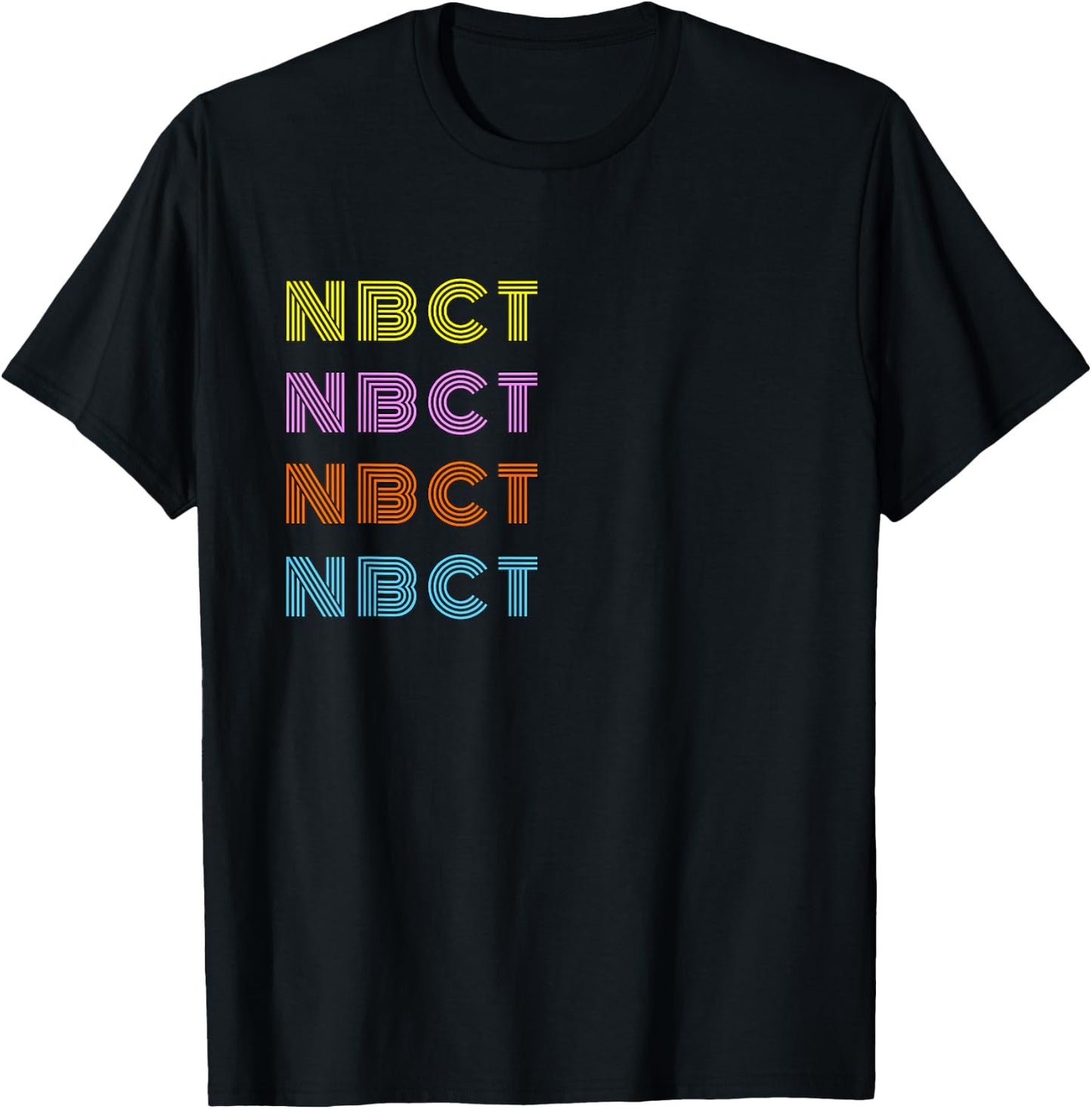 National Board Certified Teacher Retro NBCT Design Women T-Shirt - T-Shirt | Black