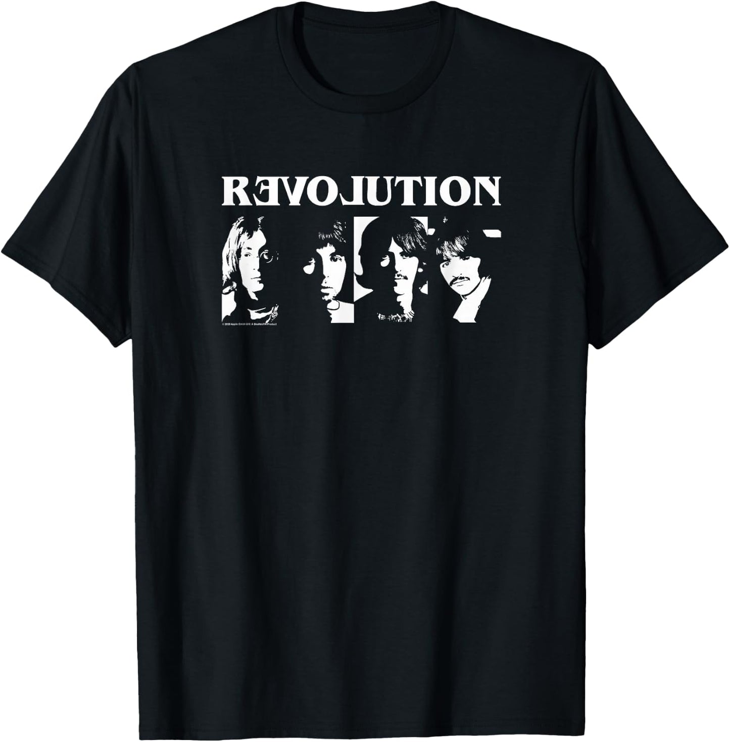 The Beatles Revolution T-Shirt - T-Shirt | Black