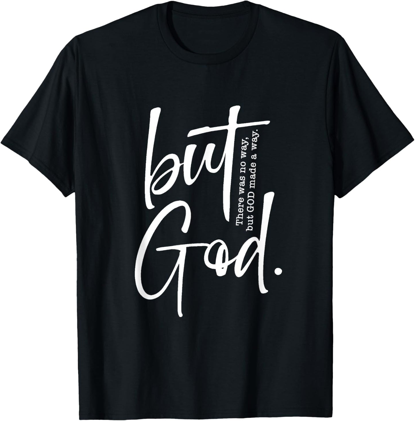 Christian But God Inspirational Gift John 3:16 T-Shirt - T-Shirt | Black