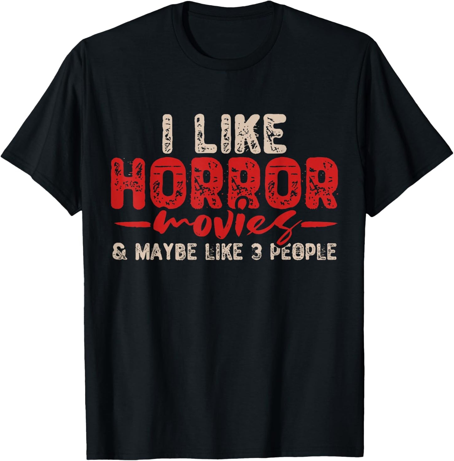Horror Movie Gifts Adult Black Short Sleeve Small T-Shirt - T-Shirt | Black