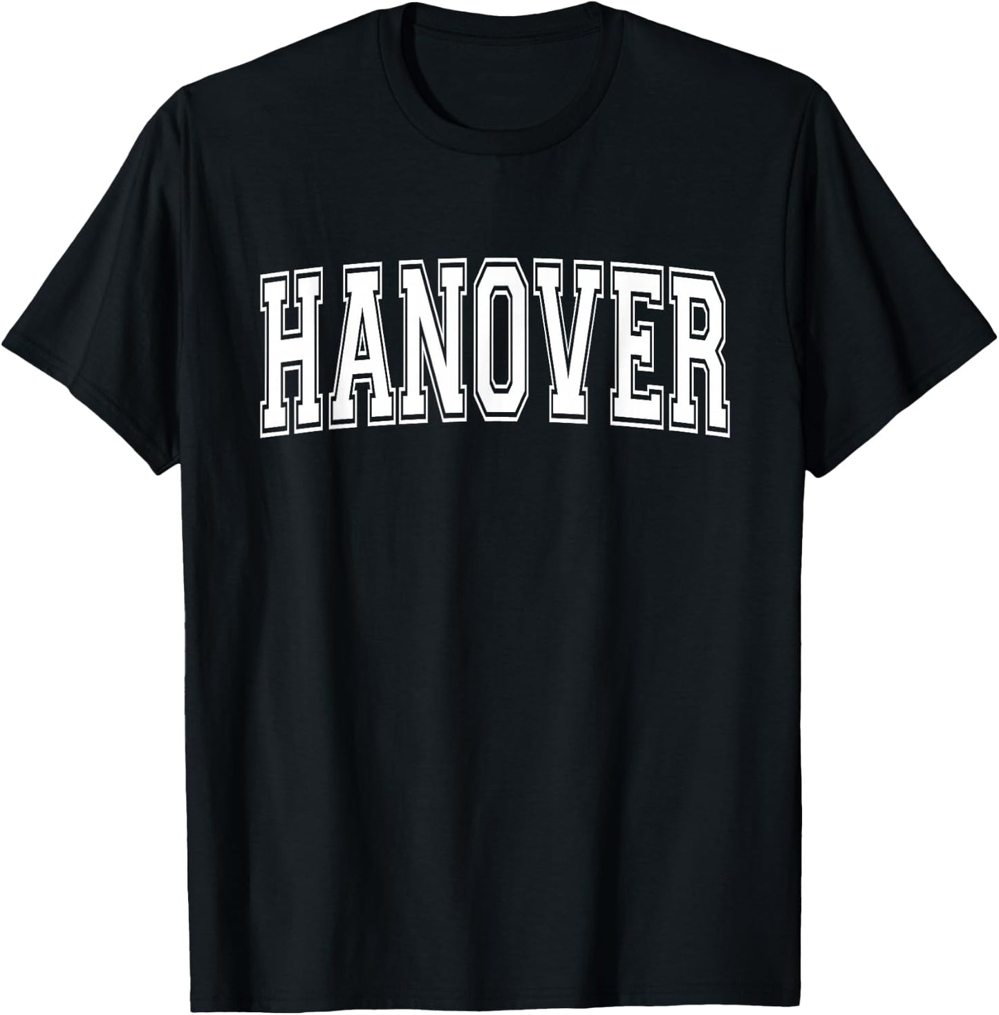 HANOVER PA PENNSYLVANIA USA Vintage Sports Varsity Style T-Shirt - T-Shirt | Black