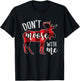 Don't moose with me Funny Christmas T-Shirt - T-Shirt | Black