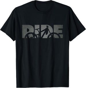 MTB Mountain Bike T-Shirt - T-Shirt | Black
