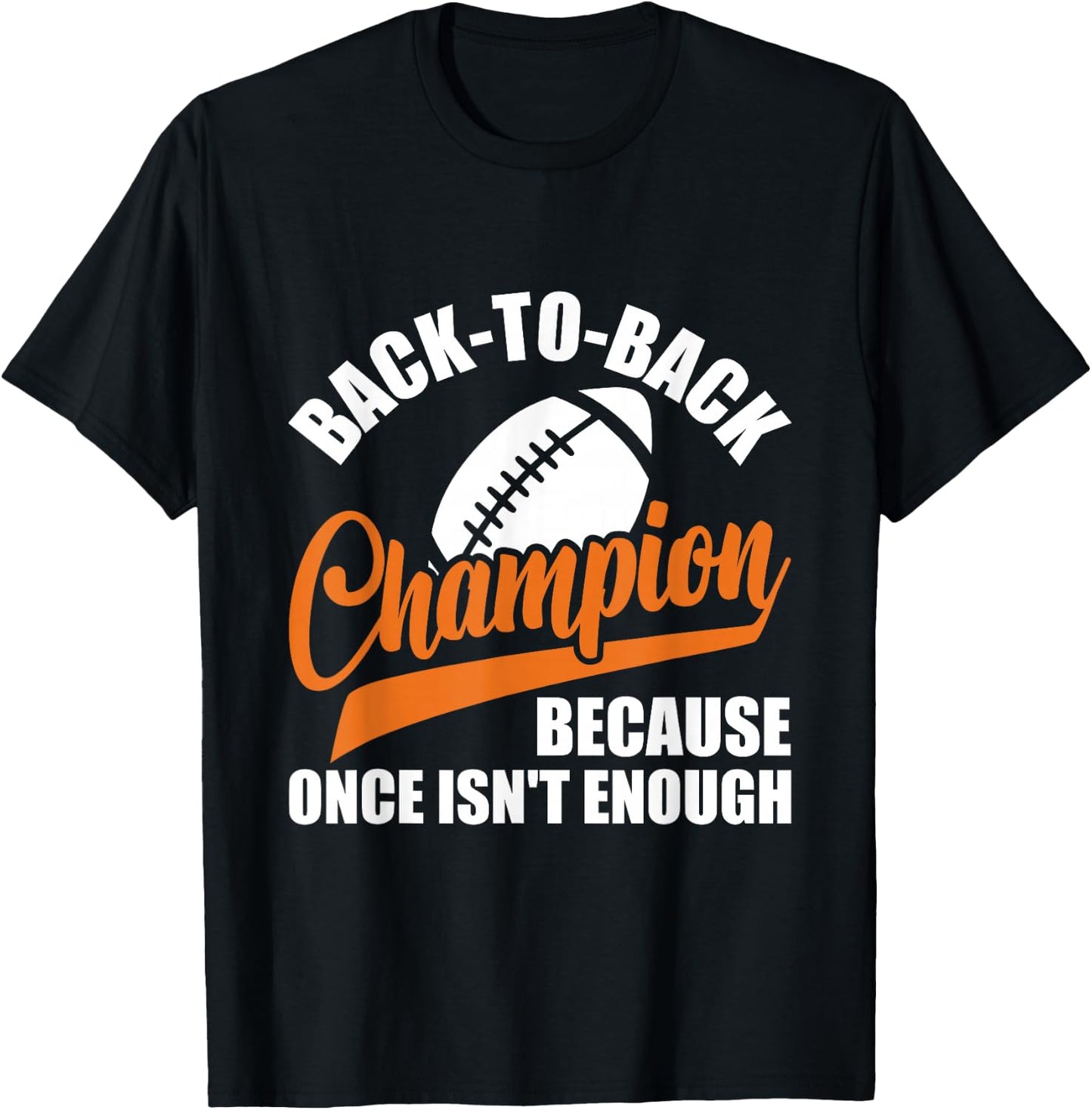 Back to Back Champion - Fantasy Football Manager T-Shirt - T-Shirt | Black
